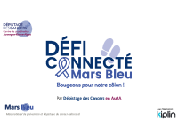 Défi connecté Mars Bleu 2024 Dépistage des cancersAuRA