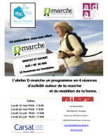 Affiche D Marche. Carsat 2025St Donat