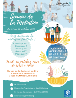 Flyer semaine de la médiation 2025 – MJD