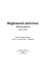 Règlement intérieur 2025-2026