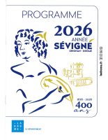 PROGAMME 2026 année SEVIGNE GRIGNAN